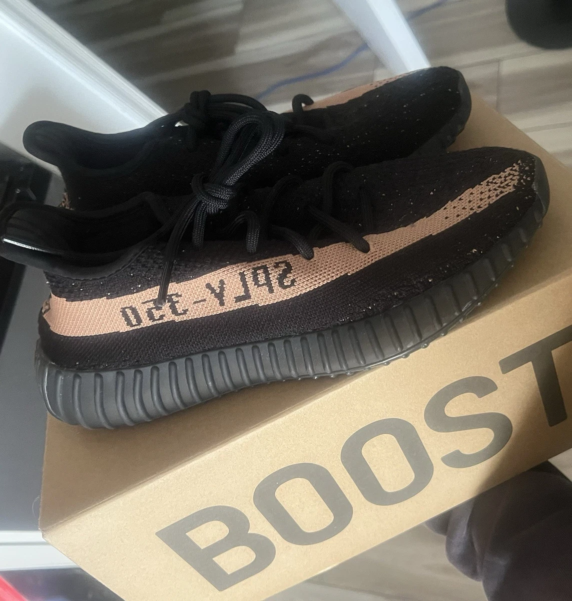 adidas gazelle silver green womens adidas Yeezy Boost 350 V2 Core Black Copper main image 1