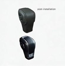 Gear Shift Knob Cover For Ford Ranger 2019-2022 Pu Leather Protector Trim Wrap Gear Shift Knob Cover For Ford Ranger 2019-2022 Pu Leather Protector Trim Wrap