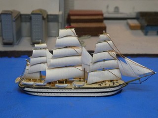 3 Mast Vollschiff Amerigo Vespucci (IT) in 1:1250 Hersteller RSM 1012