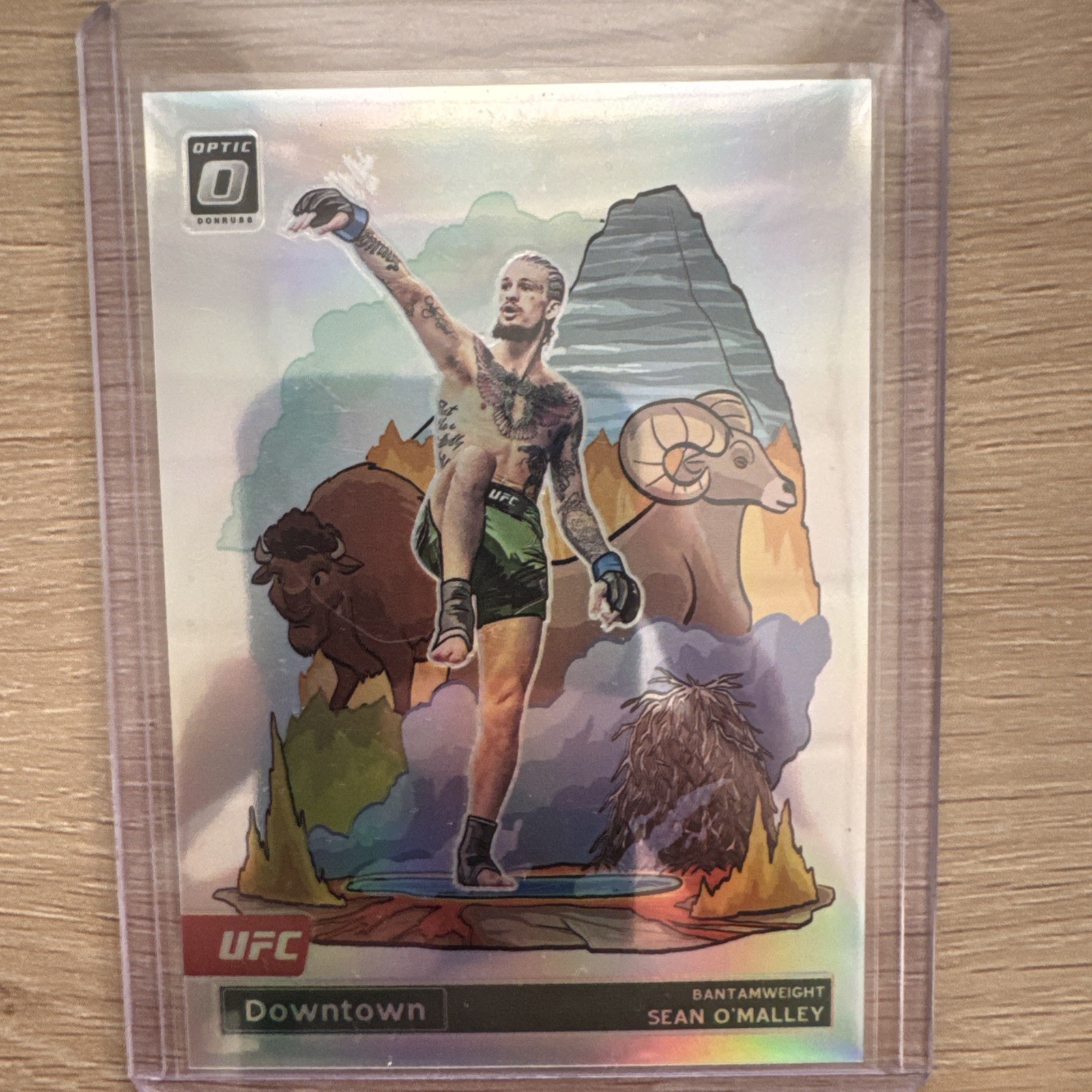 2023 Donruss Optic DOWNTOWN of UFC Mega Star Sugar Sean O'Malley #2!! RARE!!! 