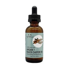 By Natures Black Castor Oil Argan 2oz Pack of 12