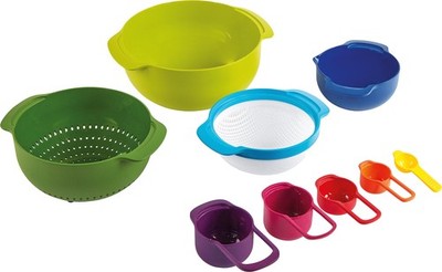 Casdon Joseph Joseph Nest Colourful Toy Kitchen Utensil Set for Children from 3