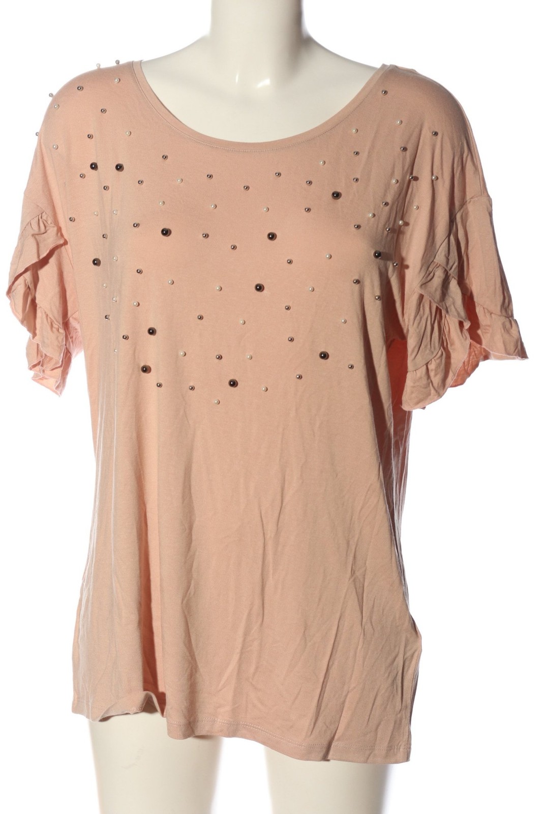 BODYFLIRT Camisa de cuello barco Mujeres Talla EU 42 nude look casual