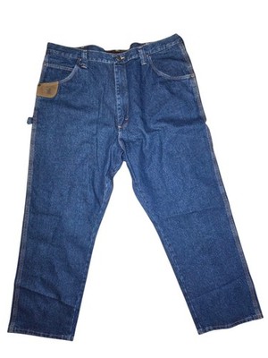 Wrangler Riggs Workwear Carpenter Cordura Medium Wash Jeans 42x30 NWT