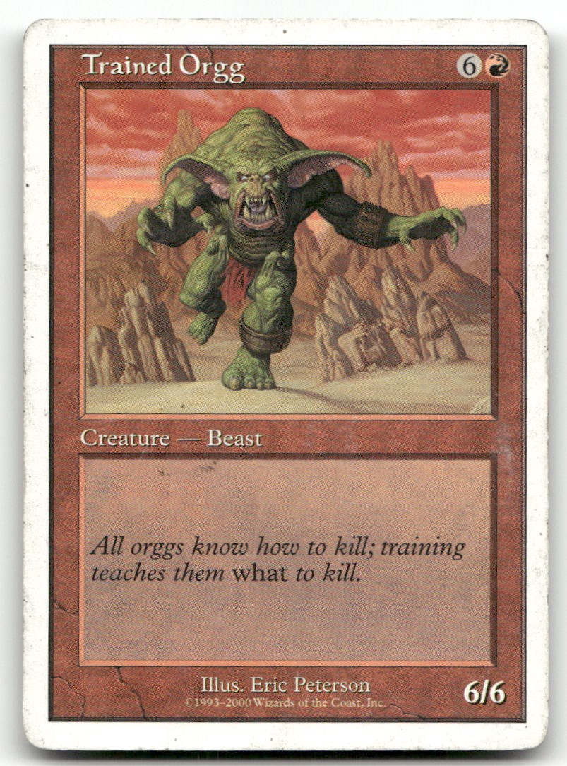 Trained Orgg (MP) Starter 2000 S00 Magic MTG