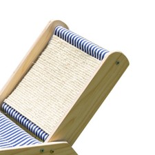 ^^ Mini Beach Chair For Cat Elevated Sisal Scratcher Cat Bed
