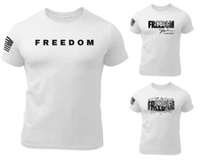 Freedom Charlie Kirk Memorial  Shirt 100%  Cotton
