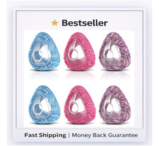6 Pack Cpap Mask Liners for Full Face Cover, Soft Reusable Cushion Mask Covers A
