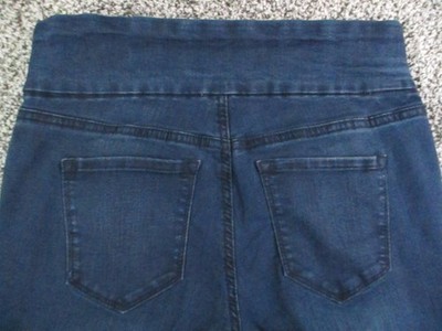 Gloria Vanderbilt Jeans Womens 4 Blue Amanda Pull On Stretch Denim Skinny 28x30