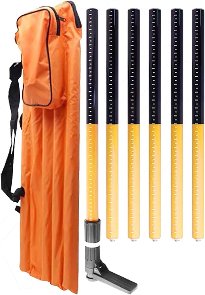 Laser Level Height Adjustment Rod with Up-Down Sliding & Horizontal Rotation