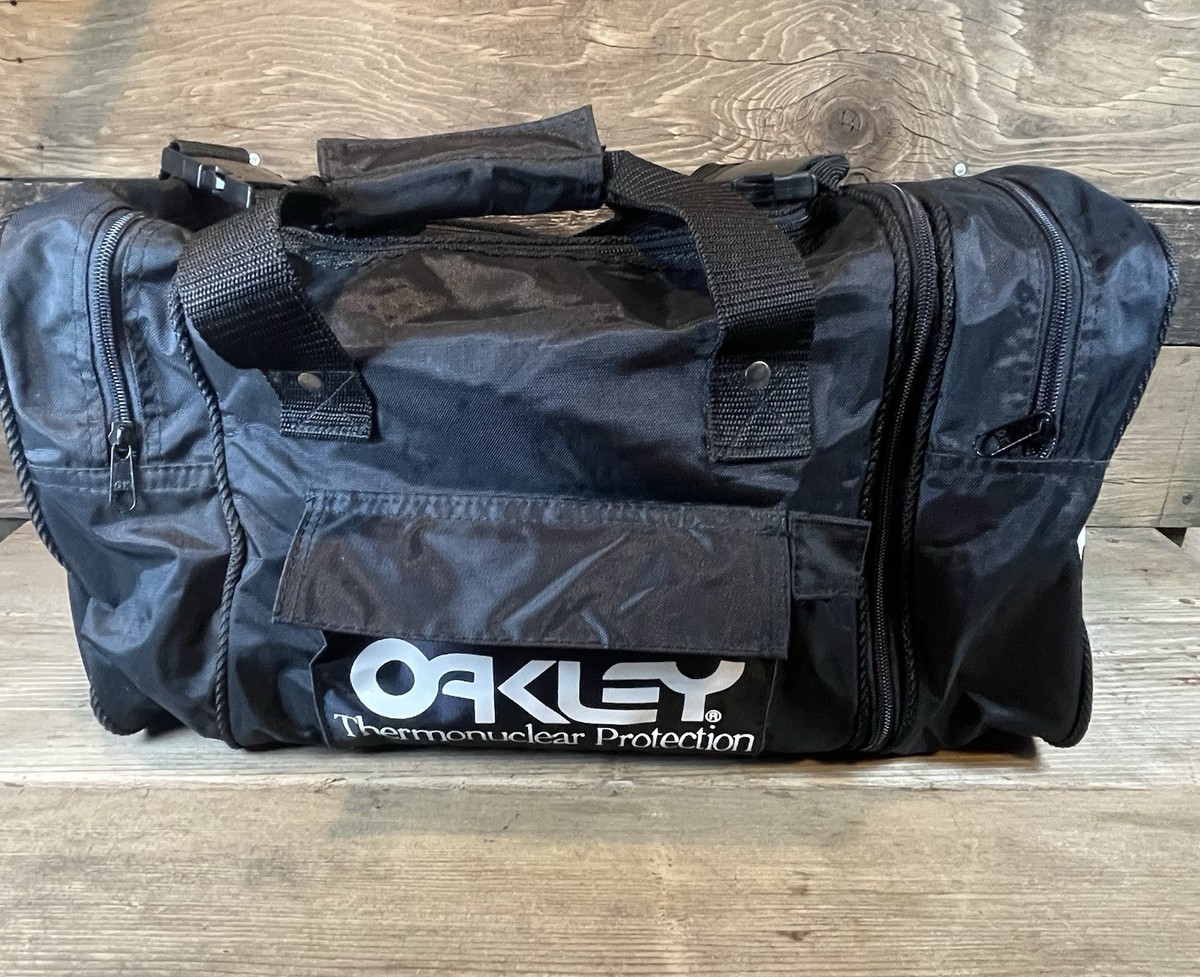 Vintage VTG Oakley THERMONUCLEAR Protection Duffle Bag (Black