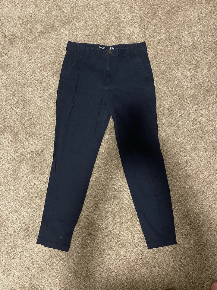 Pantalones Old Navy Talla 8 Pixie Ajustados Negros Azul Marino Oliva Óxido Talla 8 Ajustados Azul Marino Foto 4 de 4