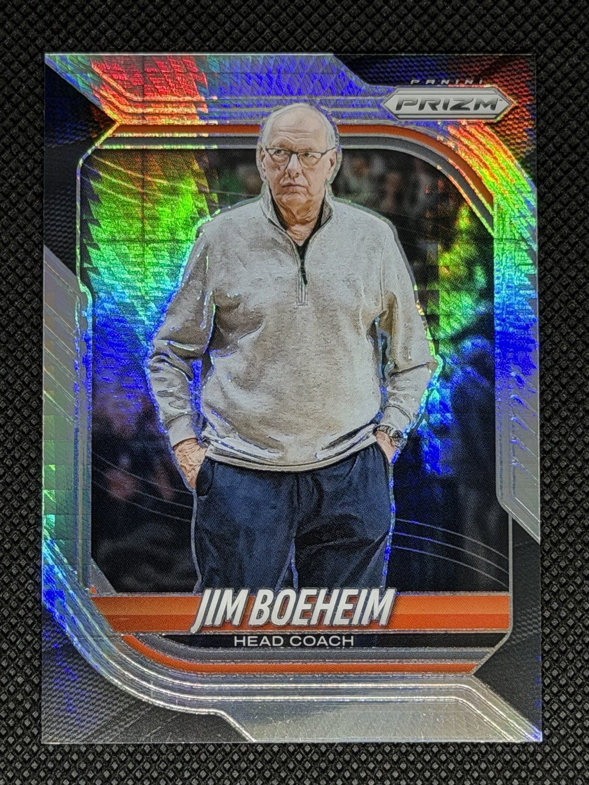 2025-26 Prizm Jim Boeheim Hyper #131 Syracuse Orange view 1