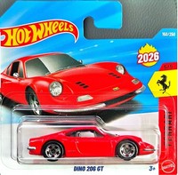 Hot Wheels Ferrari Dino 206 Gt Ferrari 5/5 #150 2026 Neu Ovp