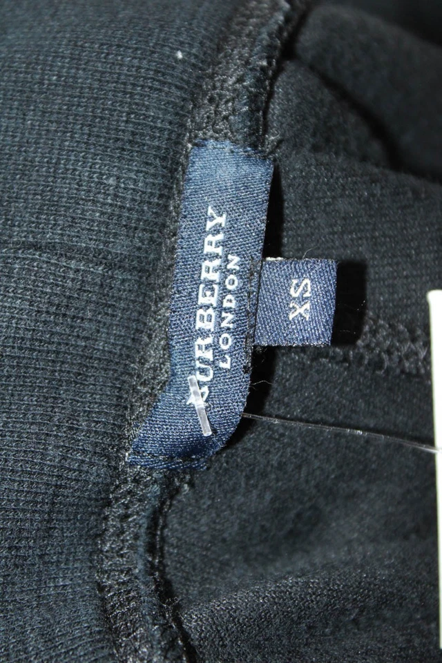 Burberry London Womens Cotton Elastic Waistband Sweatpants Black Size XS - Image 4 of 4