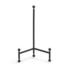 Modern Tripod Easel Display, Black Finish - Lightweight Durable Design -