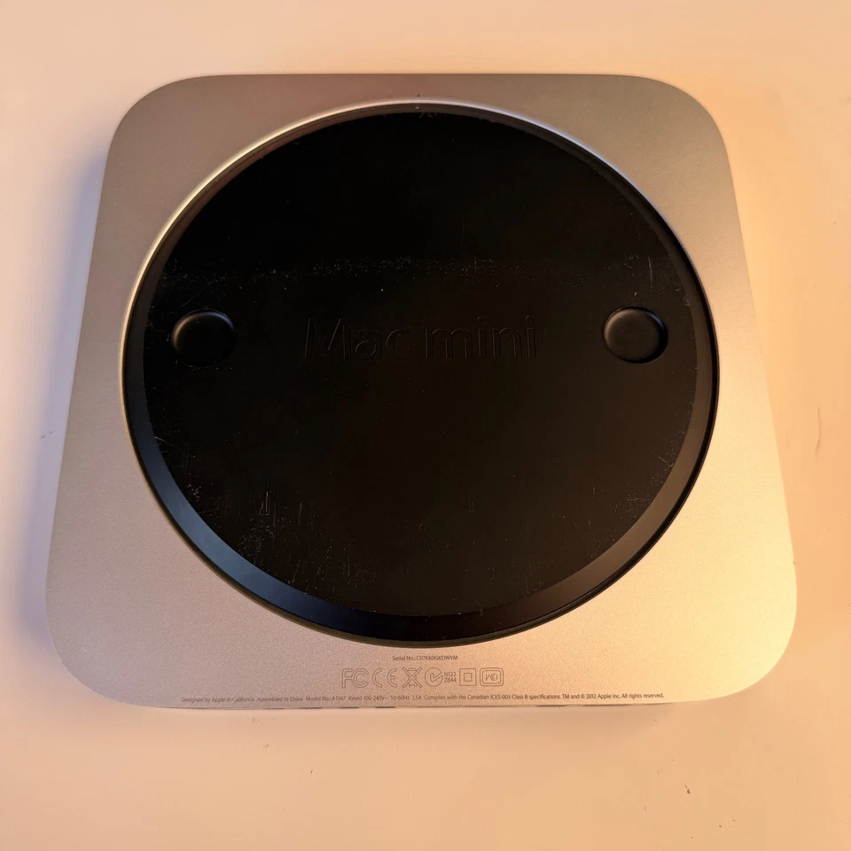 2012 Apple Mac Mini i7 2.3GHz 16GB RAM 500GB SSD Bundle w/ Acrylic Case / Stand - Image 3 of 4