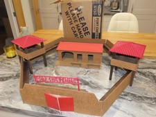 CE68: Vintage Fort Cheyenne  Wooden Toy Fort.  By  Playcraft