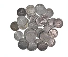 40 - Dated 1920's Buffalo Indian Nickels - Roll Lot Collection *958
