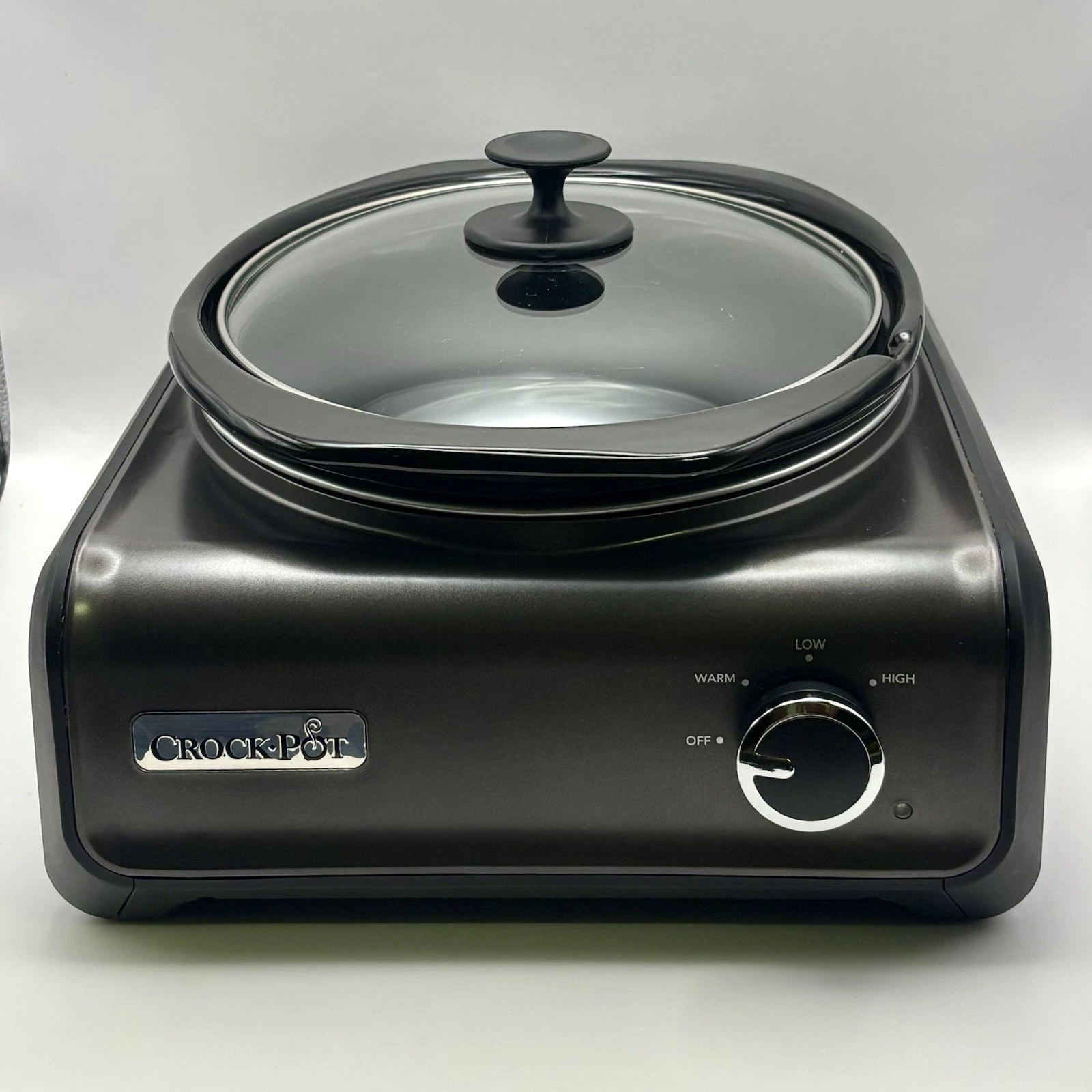 Crock Pot 3.5-Quart Hook Up Slow Cooker SCCPMD3-CH Black Multi Connectable Works