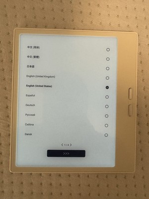 Onyx BOOX Go 7 E-Ink E-Reader White, 64GB, Android 12 Wifi