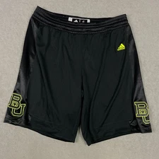 Baylor University Bears Basketball Shorts Mens XL Black Adidas Team Issued XL2