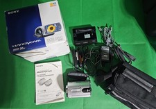 Sony Handycam DCR-SR42 HDD Camcorder Bundle Doc Station 40x Zoom 30GB 20H Record