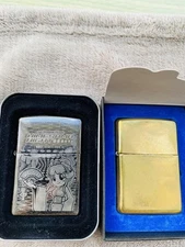 Zippo Lighter Set of 2 Collectible Used