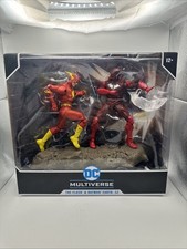 DC MULTIVERSE THE FLASH AND BATMAN EARTH 52 ACTION FIGURE SET MCFARLANE TOYS