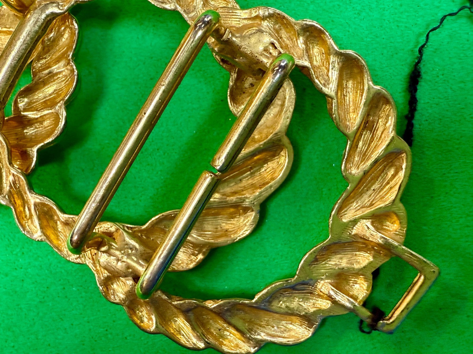 Twisted Rope Openwork Interlocking Two Piece Gold… - image 19