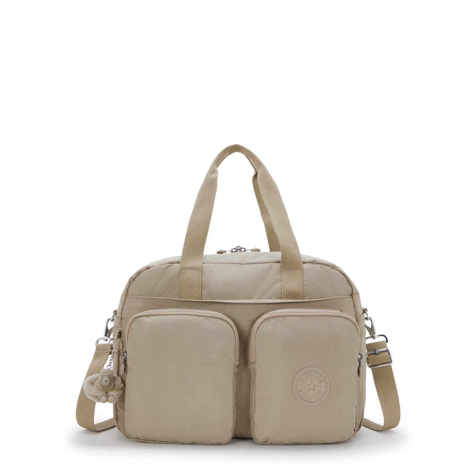Kipling DEFEA XL Weekender Bag with Laptop Compartment - Soft Taupe RRP £117