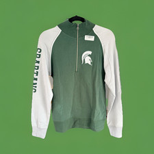 GG The Brand Michigan State Spartans Sweatshirt XL Green White
