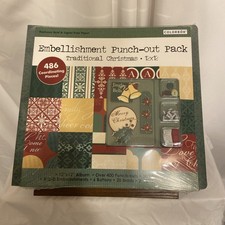 Colorbok Embellishment Traditional Christmas Scrapbook Kit Brand New