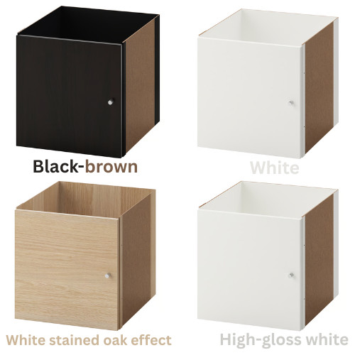 IKEA KALLAX Inserto con Puerta 33x33cm Cubo Estante Almacenamiento Organizador Varios Colores