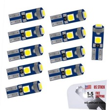 10 PCS Car LED Instrument Lights - T5 3030 3SMD Wedge Base Light - 12V Super