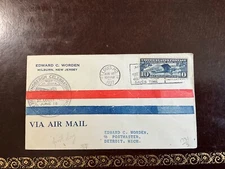 Edward C. Worden C10-9 First Day Cover
