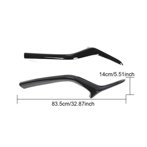Glanz Schwarz Frontgrills Grille Trimmt Abdeckung Für Mazda Cx-5 Cx5 Cx8 2017-19 - Picture 2 of 9