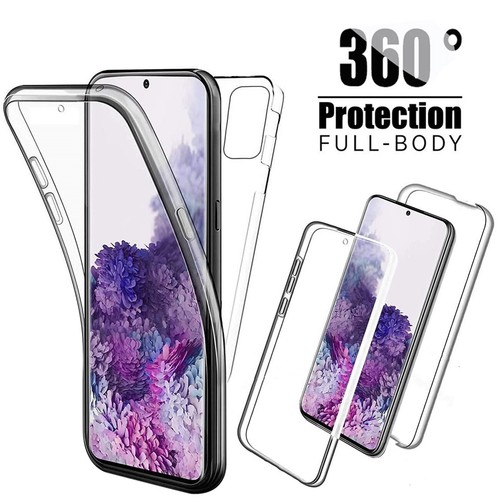 For Samsung S23 S22 Plus A33 S20 Ultra A53 A13 Phone Cover 360 Full Clear Case - 第 1/11 張圖片