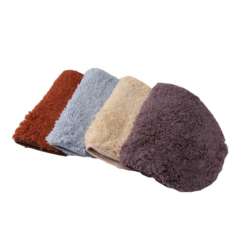 Water-absorb Floor Bath Mat Toilet Room Coral velvet Anti-slip Floor Pad FY - Picture 11 of 16