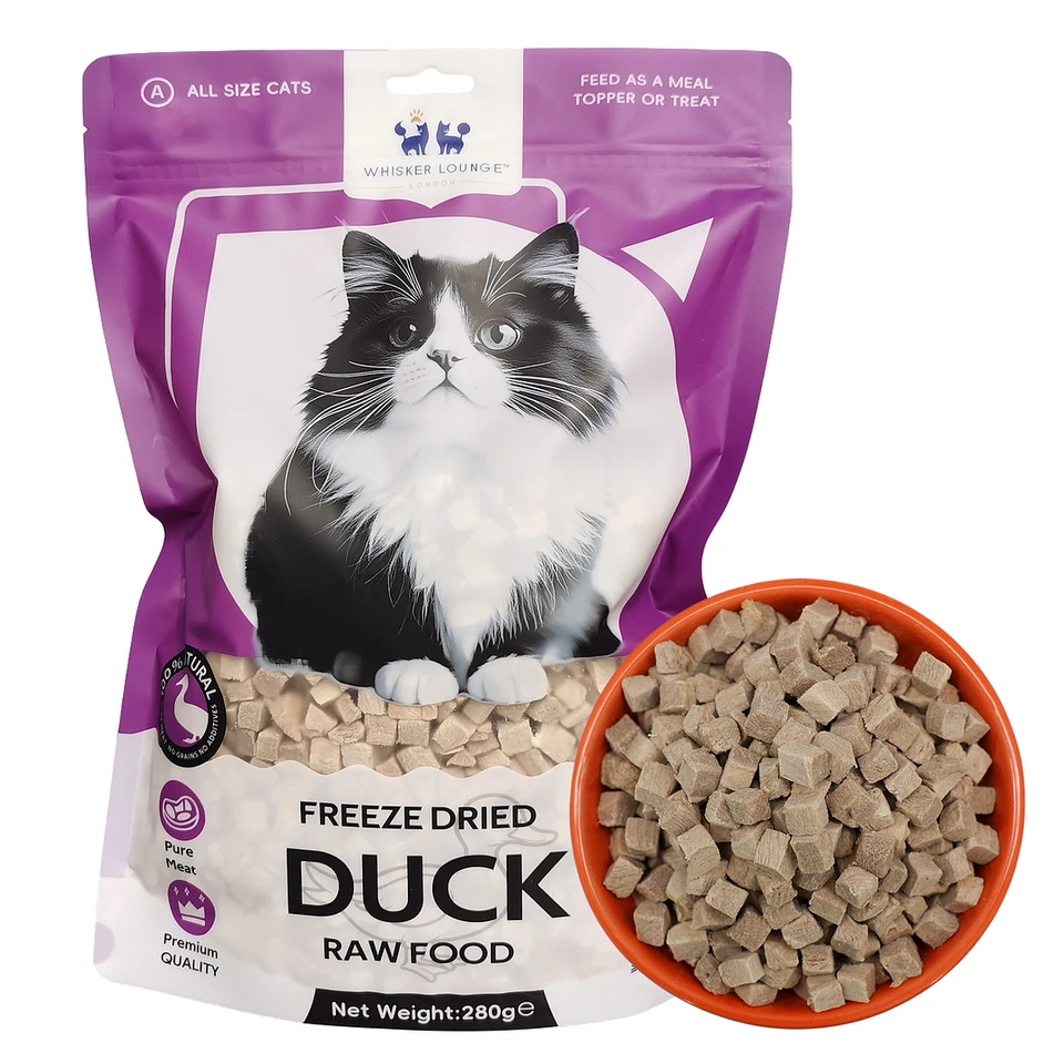 Pet freeze-dried chicken and duck cat snacks, 280g package, cat training rewards - Image 4 of 4