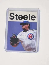 Justin Steele Artist Signed Baseball Art Card 1/10