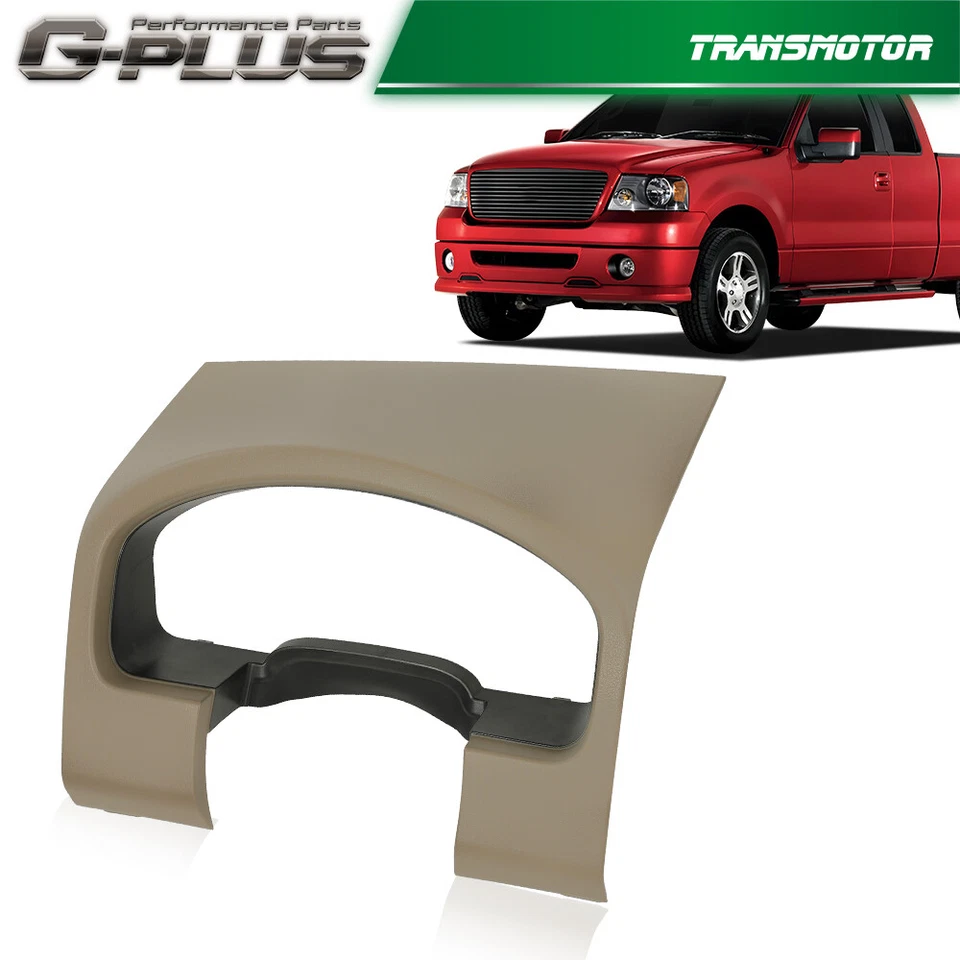 Ajuste para Ford F-150 2004-2008 tablero bisel velocímetro moldura envolvente beige Foto 3 de 4