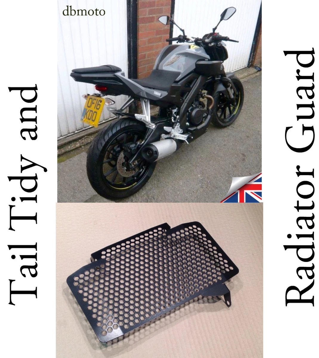 Yamaha mt 125 radiator cover deals
