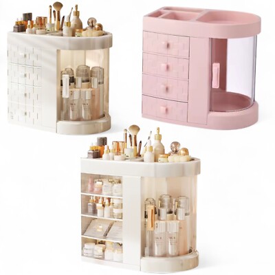 Großer Make Up Organizer Kosmetik Kosmetik Kosmetikkoffer Box 4 Schubladen Hautpflege Aufbewahrung