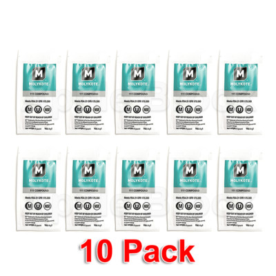 Espresso Machine lubricant o-ring seal grease Dow Molykote - 10 pack