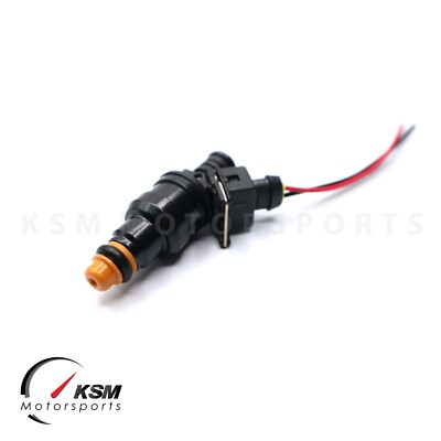 KSM Motorsports 440cc Fuel Injectors – Set Of 4 – For Lancia Delta Integrale HF 4WD Turbo Evo – 42lb