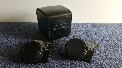 Saitex Auxiliary Lens Set For Canon Sprint Telephoto Wide Angle Japan w/Box Vtg - Picture 7 of 12