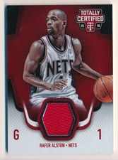 2015-16 Panini Totally Certified Materials Red /199 Rafer Alston #TCM-RA Nets