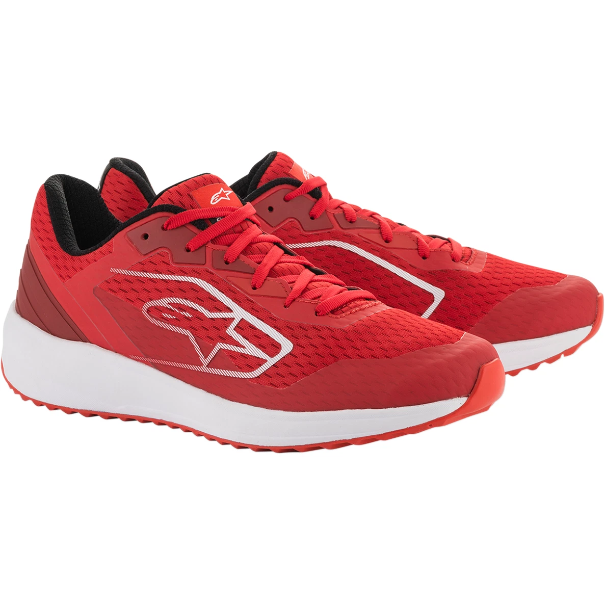 Alpinestars Adult's Meta Road Shoes Red/White Size 12 - 482-70112-USED