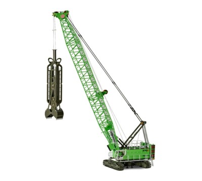 Sennebogen 6140E HD Crawler Crane Wall Grab - Ros 1:50 Scale Model #299242 New